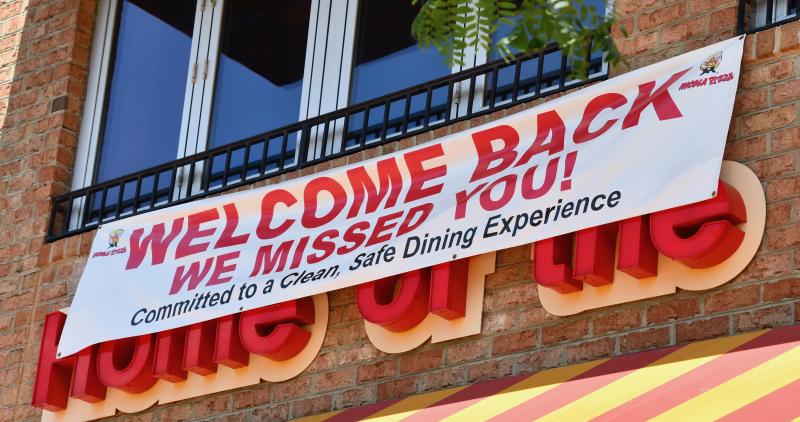 Nicola Pizza on Rehoboth Avenue offers take-out service as well as inside dining.