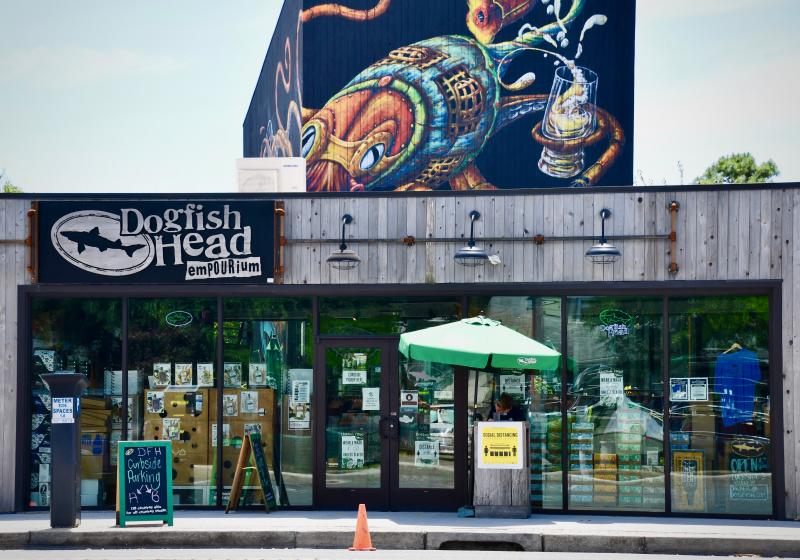 Dogfish Head Brewing and Eats on Rehoboth Avenue closed its dining room July 2, but still offers curbside service from 11 a.m. to 9 p.m. daily.