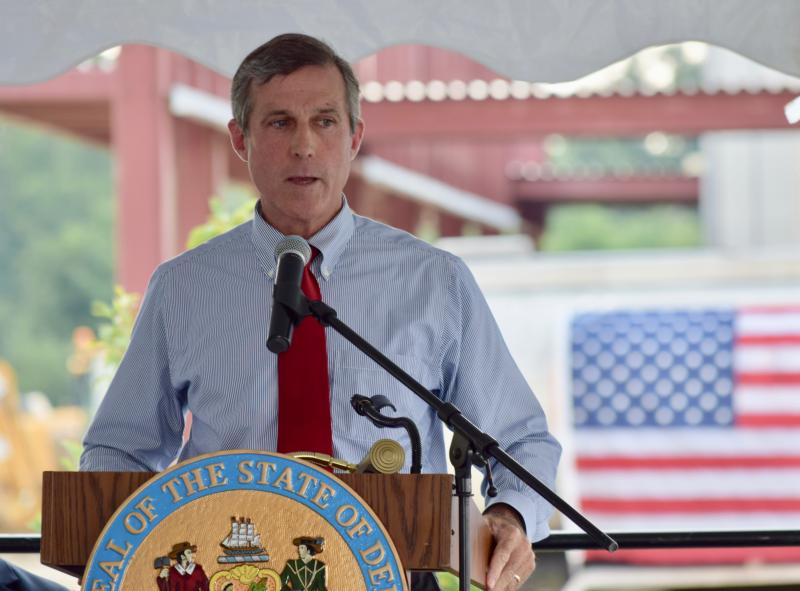 Gov. John Carney announced a program offering small business grants Aug. 19. FILE PHOTO