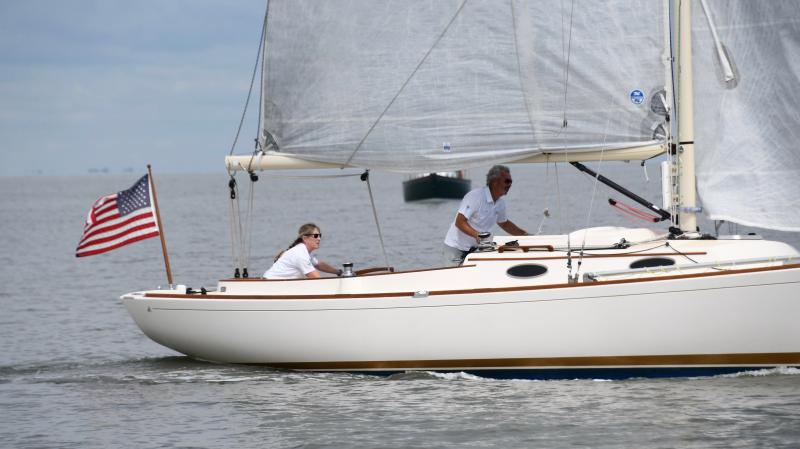 Corinthian Yacht Club boat Solaia, skippered by Daniel Murphy, finished first in the non-spinnaker class.