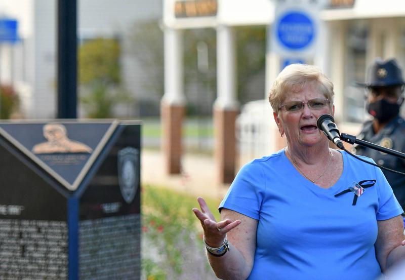 Chad’s mother Ruth Ann Spicer speaks about how the police need support for all they do for the community.