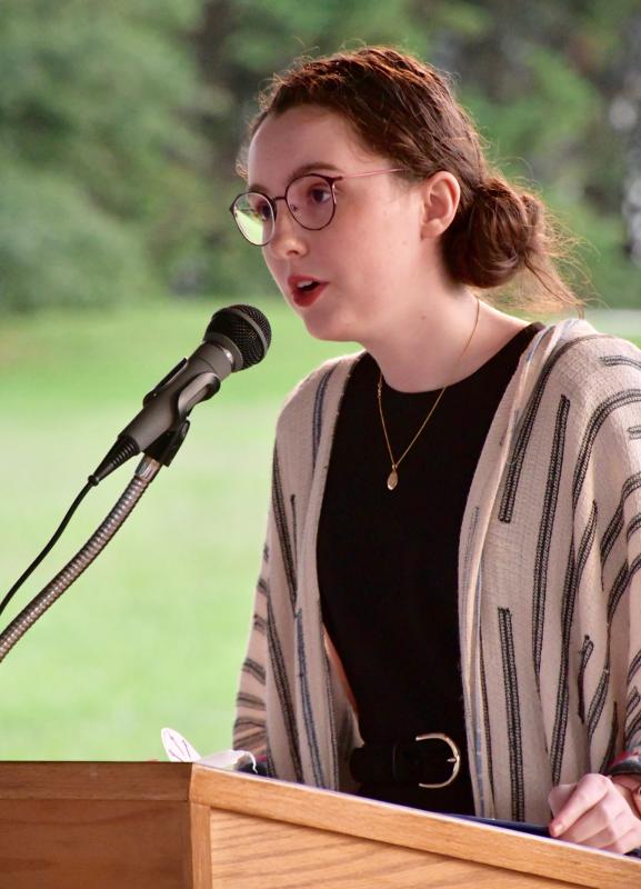Dorothy McCormick, 2020 Delaware American Legion oratorical winner, says during tough times, Americans unite like a family.