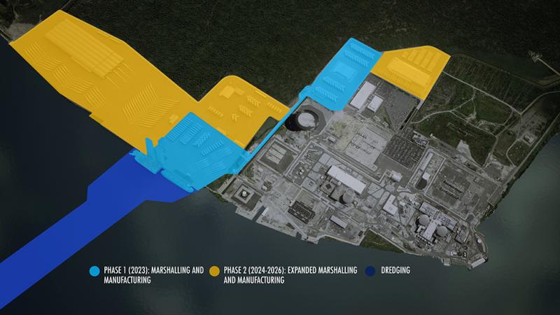 New Jersey has proposed the construction of an offshore wind support marine terminal facility on Artificial Island. DNREC is seeking public comment on in-water activities, including dredging for the project, which will extend to within 500 feet of the Delaware/New Jersey state line in the Delaware River. SUBMITTED IMAGE