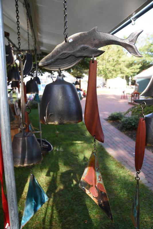 Douglas Hain of Old Town Windbells offers a wide selection of distinctive chimes.