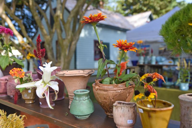 Jeff Stambaugh of Avant Garden Pottery in Carlisle, Pa., offers a number of original items for one’s garden or home.