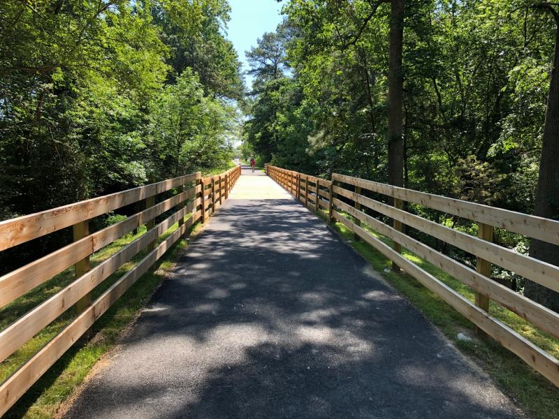 Milton Town Council has appointed an ad-hoc committee to examine whether the town wants to put lights on the new Rails to Trails extension. The idea of lights on the trail has met with opposition from homeowners on West Shore Drive in Wagamon’s West Shores, whose homes back up to the trail. RYAN MAVITY PHOTO