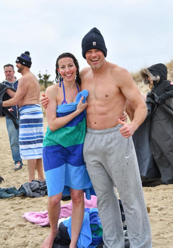 Jack Lingo has plunged for 26 years. His wife Tessa joined him in 2004, proving the family that plunges together, stays together.