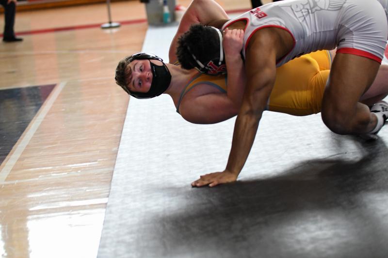 Cape’s Jackson Handlin goes down hard but always gets back up.