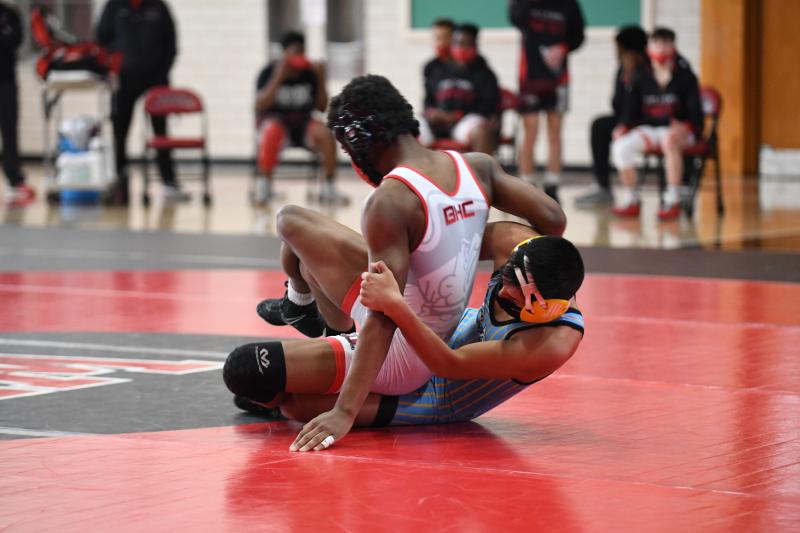 Cape’s Richard Garcia versus Kamar Hughes.