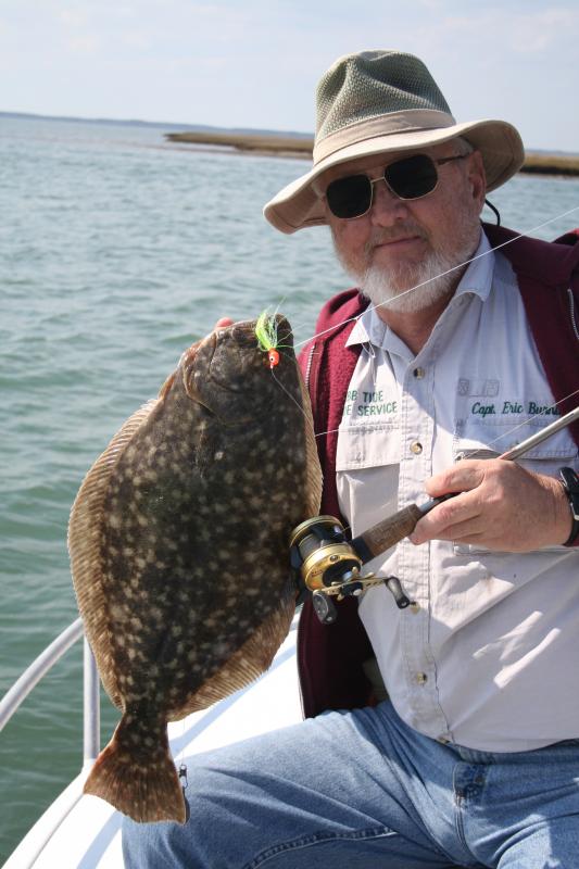 Flounder fishing at Indian River Inlet