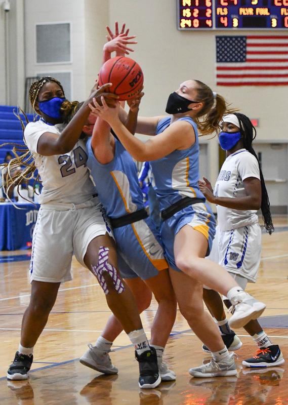 Play was physical underneath. Referees made 42 foul calls in the game.