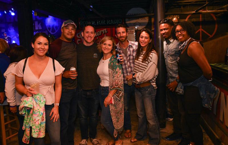 Attending the concert are Sarah and Ty Woodyard of the Lewes Police Department, TJ Webb of the Milford PD and his wife Amanda, and Tom and Jennifer Stretch, Cory and Krystle Wideman of the Delaware State Police. TJ Webb is the Milford U.S. Marshal’s Task Force officer shot at the Rehoboth Econo Lodge in December. Jimmie Allen FaceTimed him at the hospital and they got to meet at the concert.