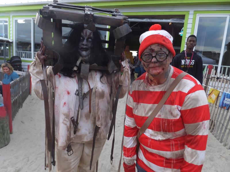 Zombie Fest will return to downtown Milton Saturday, Oct. 16, after a three-year absence. The 2019 event was held at northbeach in Dewey Beach and last year’s edition was canceled due to the COVID-19 pandemic. While the theater is still working through its COVID plans with the state, the event is scheduled to take place within the grounds of Milton Theatre. Zombie Fest is always the spot to see the undead, such as Tom and Nikki Yurchalk at the 2019 edition. FILE PHOTO