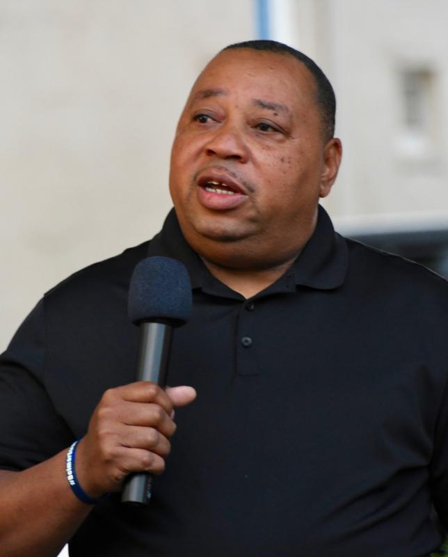 Delmar Police Chief Ivan Barkley talks about how the community has rallied around the police department following the death of Cpl. Keith Heacook.