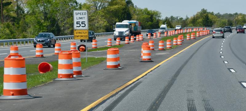 DelDOT plans to suspend road work projects throughout Memorial Day weekend in anticipation of heavy traffic volume. RON MACARTHUR PHOTO