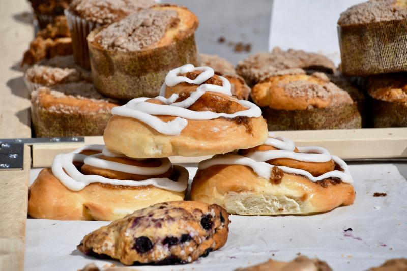 It’s hard to resist tempting treats offered by Old World Breads bakery in Lewes, as well as The Point Coffee Shop and Bakery in Rehoboth Beach and The Station on Kings in Lewes, which are all market vendors.