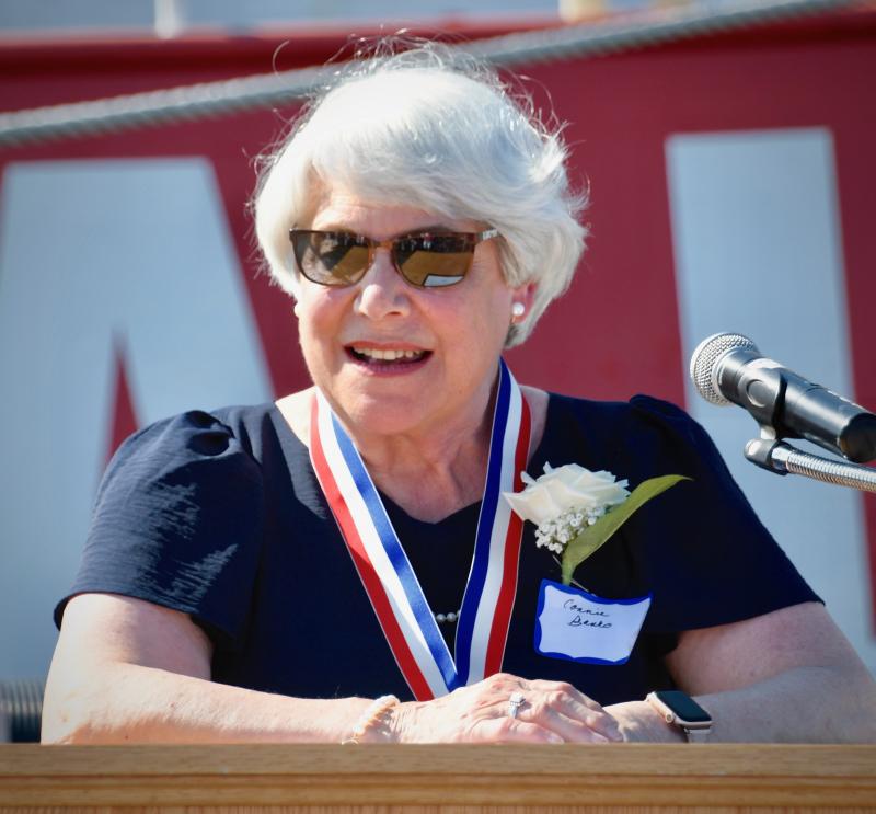 Connie Benko says she has a passion for educating adults about the maritime history of the area.