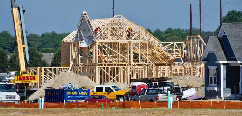Even with the COVID-19 pandemic, building-related revenue is near record levels in Sussex County. Subdivision applications are on the rise. RON MACARTHUR PHOTOS