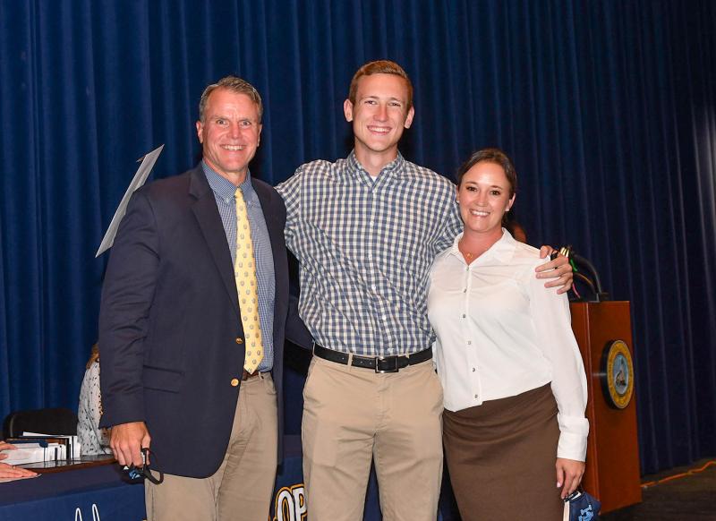 Nolan Kerstetter received the DE Army National Guard ROTC Scholarship - $60,000, President's Award for Educational Excellence, Sussex AMVETS JROTC Post 2 - $1,500 and UD Merit Scholarship - $14,000.
