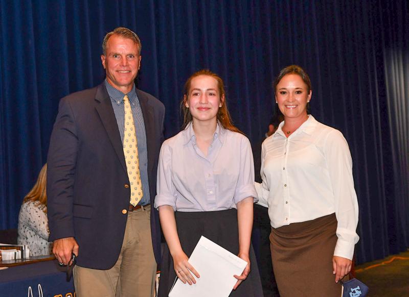 Bridget Knutsen received the James Brian Nowakowski Award for All-Around Chorus Member - $100 and the President's Award for Educational Excellence.