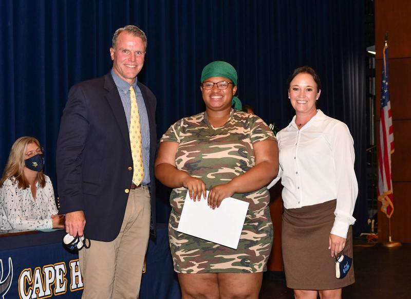 Hylea Lisenby received the Herman Oscar Brittingham Educational Scholarship - $1,000 and the Maureen Schab Fund for Education - $6,000.