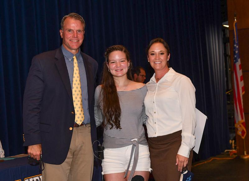 Bella Myers recieved the Coastal Carolina Presidential Scholarship - $2,736, Coastal Carolina University Scholar Award - $63,016 and President's Award for Educational Excellence.