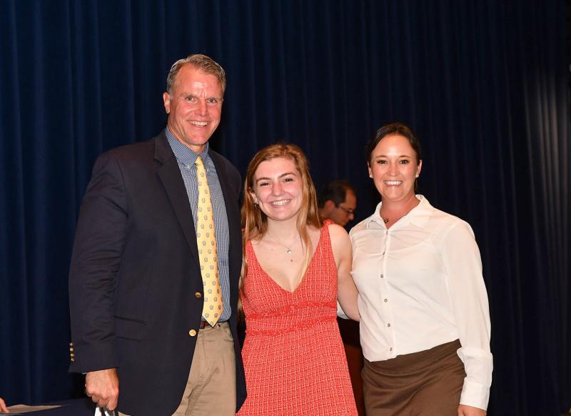 Lyndsey Smailer received the James J. Kiernan Memorial Scholarship - $1,000 and the Johnson Orthodontics Extraordinary Smiles Scholarship - $500.