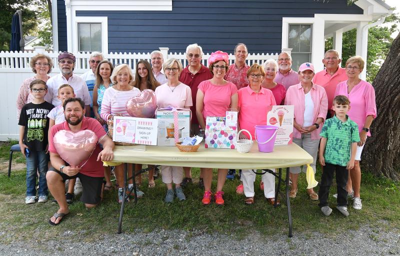 Westminster Presbyterian Church staff and volunteers who helped make the Ice Cream on Us event a great success are in back (l-r) Christine Hansvick, Bill Hrin, John Still, Julie Bucklin, Grace Bucklin, Brian Harron, Dave Norton, Dave Smith, Silvia Ritchie, Ken Witmer and Glenn Higbie. In front are Morgan Schrock, Micah Subers, Kevin Subers, Nancy Tompkins, Deb Norton, the Rev. Dr. Shannon Smythe, Adele Trout, Nancy Witmer, Luke Schrock and Sharon Higbie. DAN COOK PHOTOS