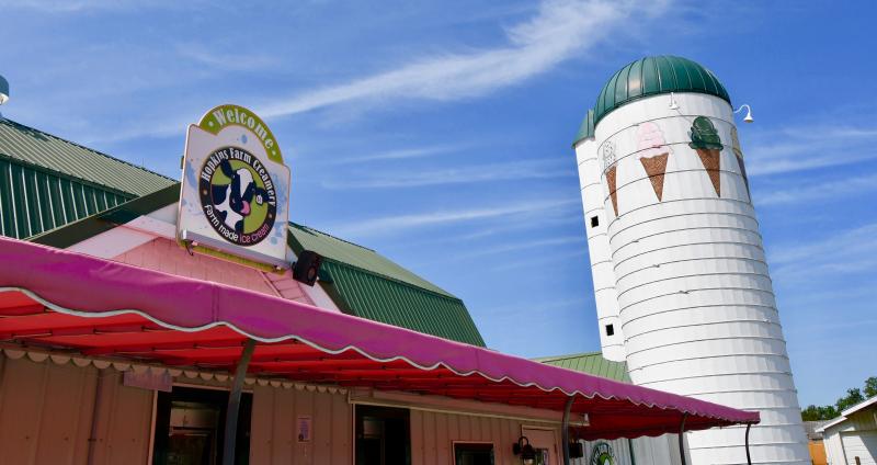 Hopkins Farm Creamery, within walking distance of the cornfield maze, is open daily from 11 a.m. to 9 p.m. RON MACARTHUR PHOTO