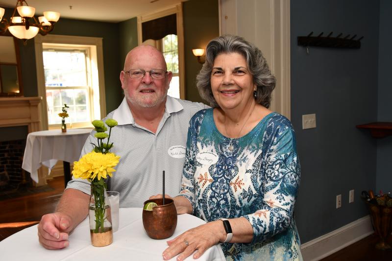 Keith and Patsy Gnagey frequented the Brick Hotel on The Circle. The Gnageys are Georgetown residents who could be found most Friday nights with their friends Dee and Rich Comly either in the front-porch rockers, or in the restaurant & tavern enjoying The Brick's happy hours and dinners.