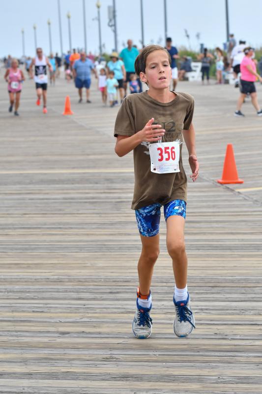 Trevor Donley wins the biathlon.