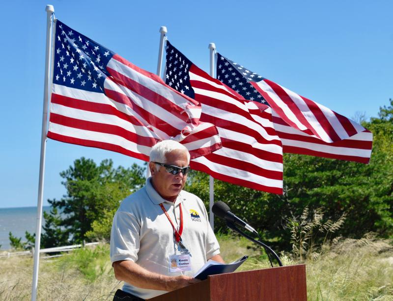 Among the names read by FMHA Bunker Buster Kevin Conlon is Lawrence Hazzard of Lewes, who was killed in action in 1944 in France.