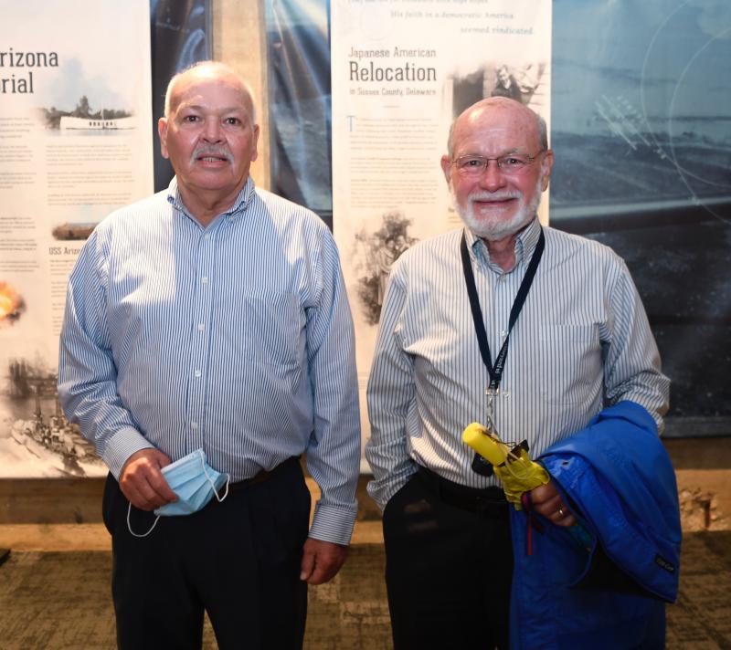 Jim, left, and Rickey Deakyne of Rehoboth Beach are the sons of the late James Deakyne, who was among the more than 100 Delawareans stationed at Pearl Harbor on Dec. 7, 1941. Sgt. Deakyne was at Schofield Barracks on the U.S. Naval Base that morning.