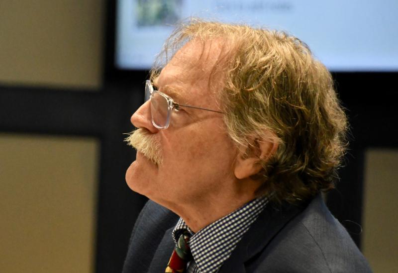 Keith Steck, who spearheaded the appeal effort on behalf of 175 residents, speaks during the Oct. 19 hearing.