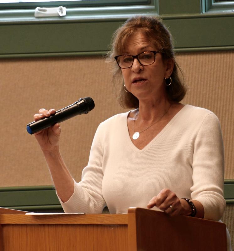 Marsha White, a committee member, talks about the life of Margaret White Houston, who was born in Lewes and lived most of her life in Georgetown.