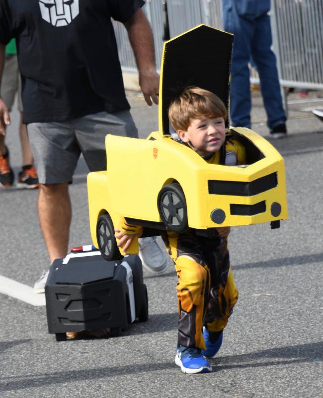 Kaleb and Tucker Riblett of Baltimore are a crowd favorite dressed as Transformers, which really transform.