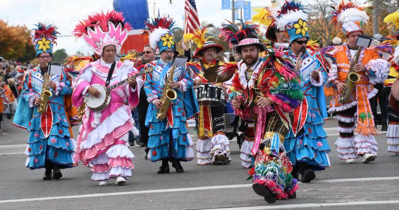 The Woodland String Band from Philadelphia is always a show-stopper during the parade. The Mummers also performed on the Boardwalk during the day.