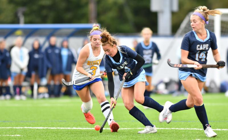 Ella Rishko moved toward the goal.