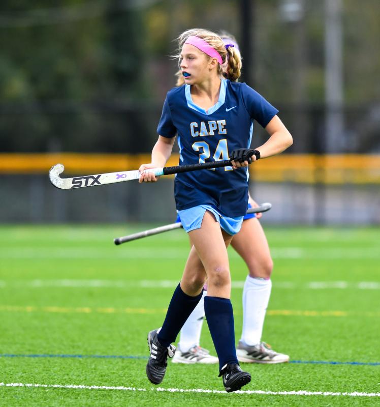 Lina Frederick plays varsity and JV.