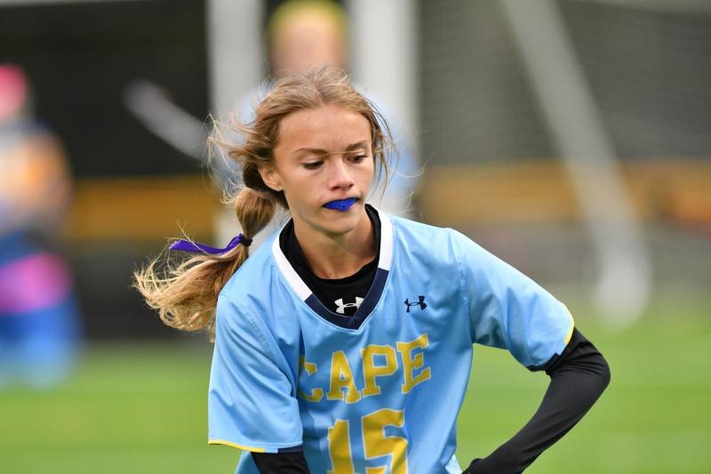 Abigail Crouch stays focused.