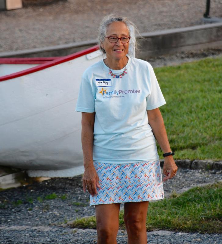 Kathy Dreasen, a Family Promise board member, is the organizer of the first Night Without a Bed event in Lewes.