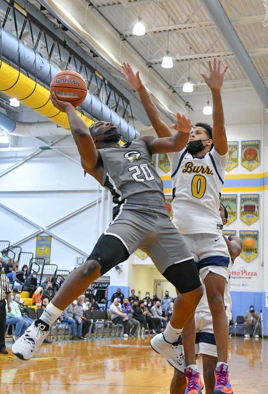 Gray’s Tory Kelly hits a fall-away.