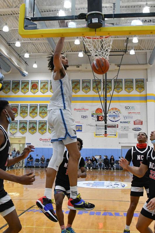 Westtown’s Dereck Lively jams a dunk.