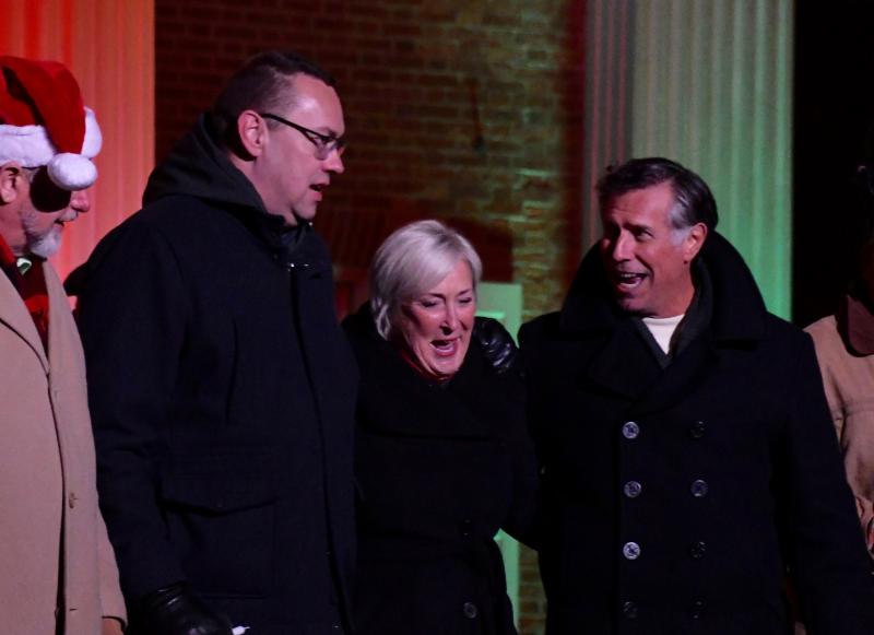 Sen. Brian Pettyjohn, R-Georgetown, Rep. Ruth Briggs King, R-Georgetown, and Rep. Steve Smyk, R-Lewes, get into the spirit of the season.
