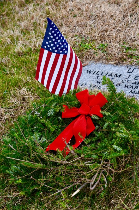 More than 145 wreaths were placed at veterans’ graves in Rehoboth Beach as part of the millions placed across the nation during National Wreaths Across America Day.