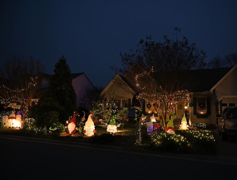 Third-graders at Shields Elementary chose 304 Seagull Drive as the winner of the Frozen, Frosty and Fun Award.