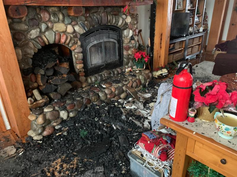 Chimney fire damages home near Argos Corner Cape Gazette