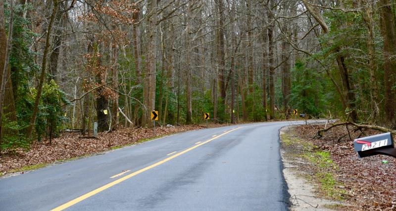 The wooded parcel for the proposed subdivision is along a curve on Cool Spring Road about a mile south of Fisher Road.