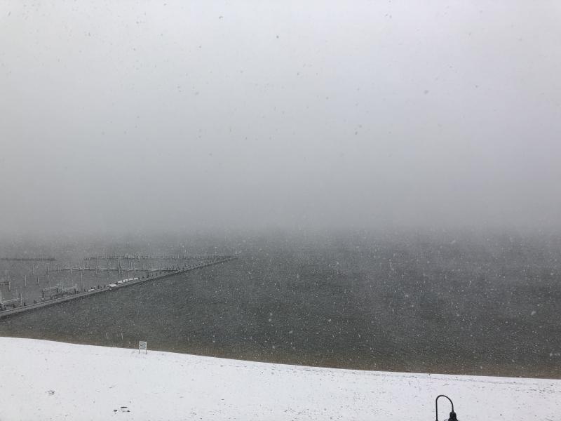 George Danneman sent us this image from the Residences at Lighthouse Cove in Dewey Beach looking out at Rehoboth Bay.