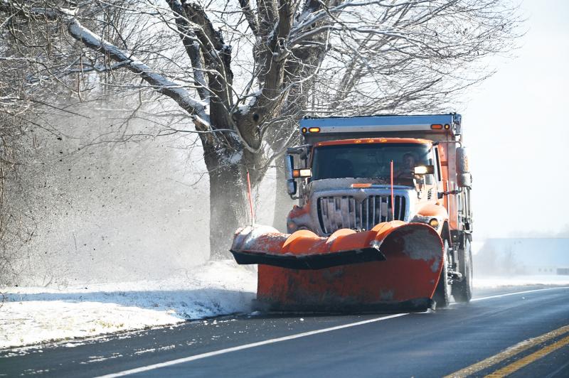 Snowplows are out to ensure roads are safe. NICK ROTH PHOTO